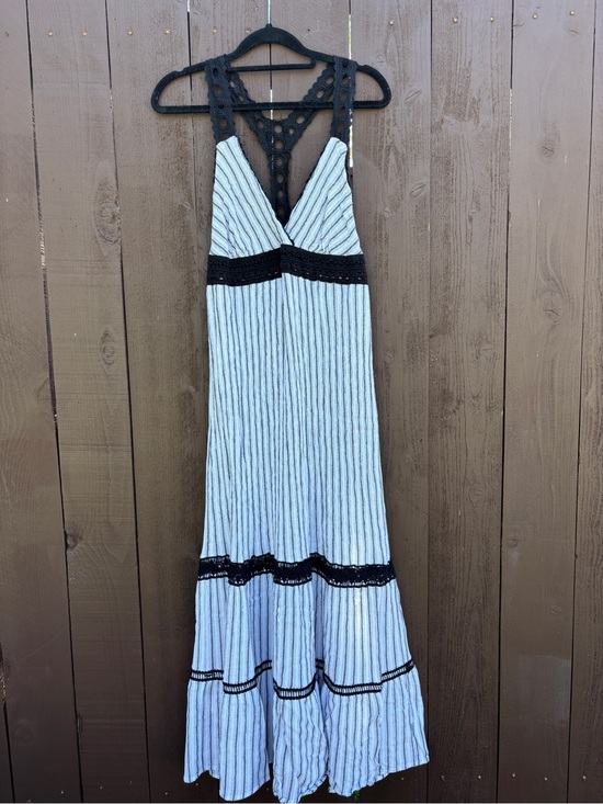Anthropologie Dresses & Skirts - Lilka by Anthropologie black and white striped maxi dress